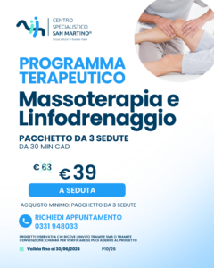 Promozione Massoterapia e Linfodrenaggio
