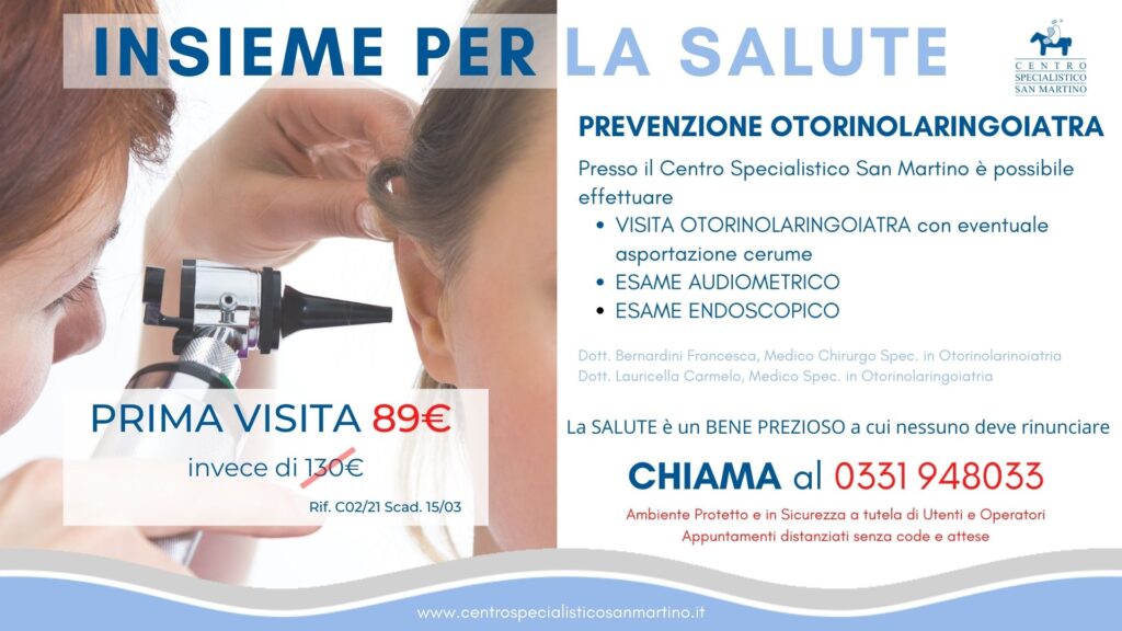 PREVENZIONE OTORINOLARINGOIATRA