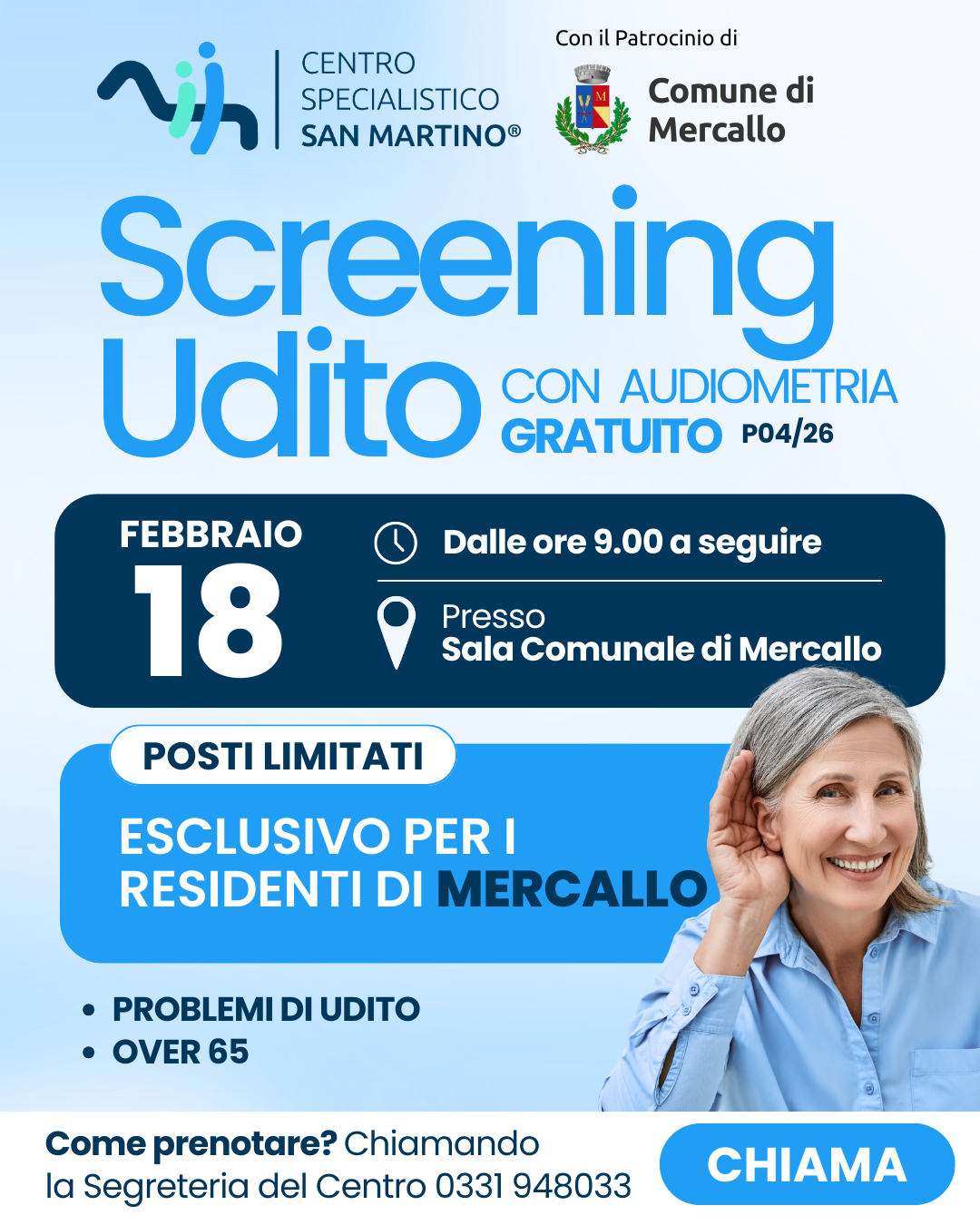 Screening Udito Mercallo - 18 Feb 2026