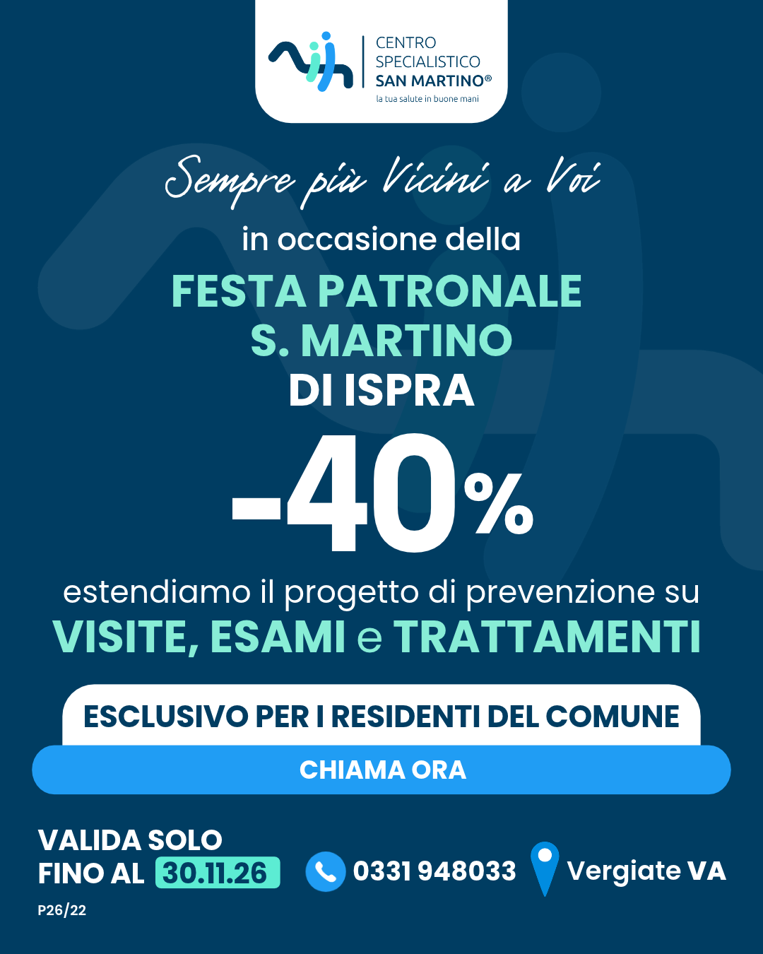 Progetto Prevenzione Riservato ai Residenti di Ispra